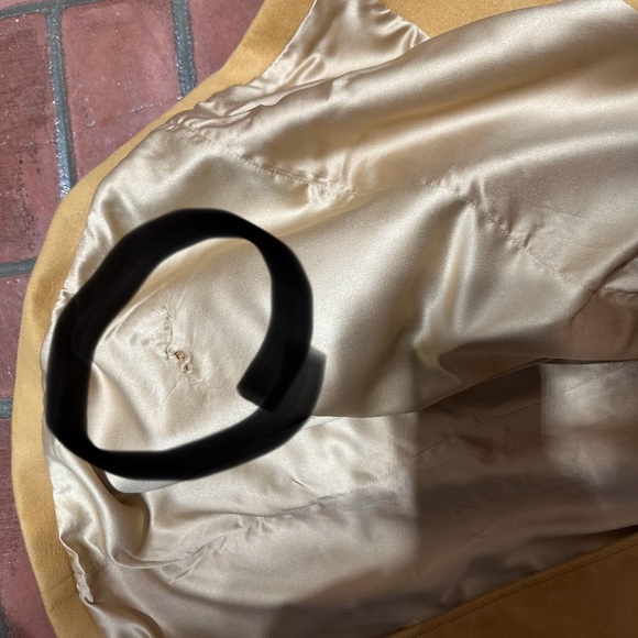 NWT Ivy City Women's Camel color Coat with Faux Fur Collar - Picture 8 of 12